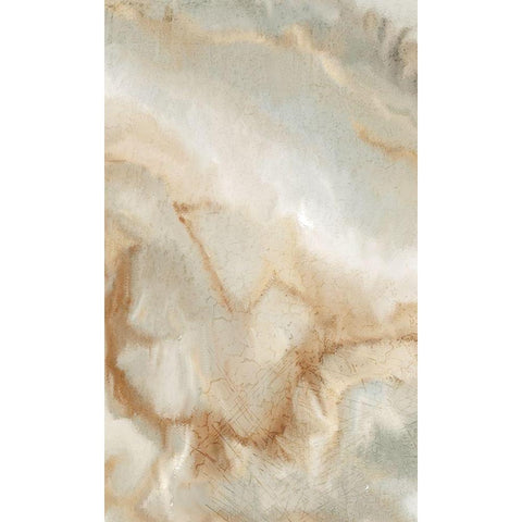 Neutral Stream 2 White Modern Wood Framed Art Print by Allen, Kimberly