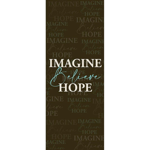 Imagine Gold Ornate Wood Framed Art Print with Double Matting by Allen, Kimberly