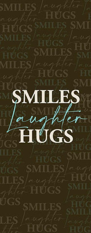 Smiles Black Ornate Wood Framed Art Print with Double Matting by Allen, Kimberly