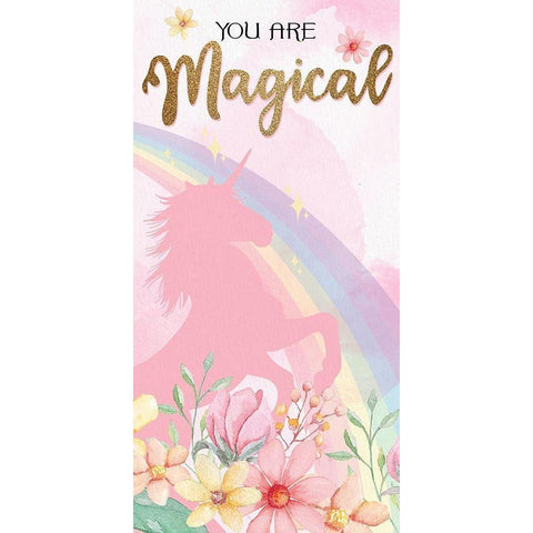 You are Magic 1 v2 White Modern Wood Framed Art Print by Allen, Kimberly