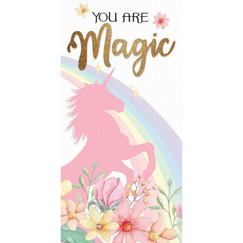 You are Magic 1 White Modern Wood Framed Art Print by Allen, Kimberly