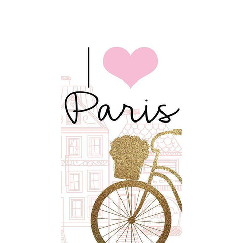 Paris Streets 3 White Modern Wood Framed Art Print by Allen, Kimberly