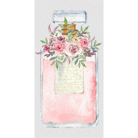 Pink Scent 1 V2 White Modern Wood Framed Art Print by Allen, Kimberly