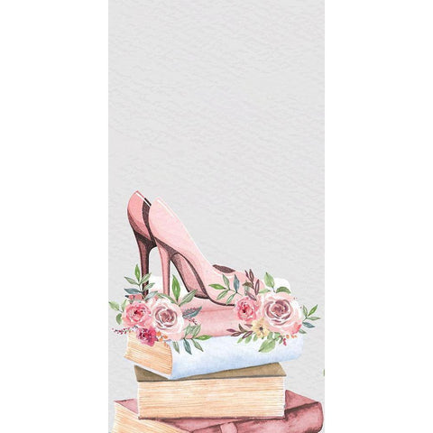 Pink Scent 2 V2 White Modern Wood Framed Art Print by Allen, Kimberly