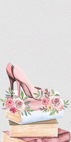 Pink Scent 2 V2 Black Ornate Wood Framed Art Print with Double Matting by Allen, Kimberly