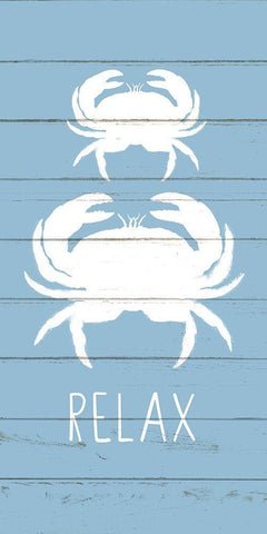 Eat Sleep Beach 1 White Modern Wood Framed Art Print with Double Matting by Allen, Kimberly