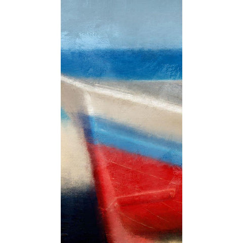Seas the Day 1 Black Modern Wood Framed Art Print with Double Matting by Allen, Kimberly