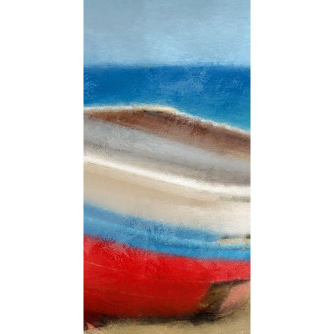 Seas the Day 6 Black Modern Wood Framed Art Print by Allen, Kimberly