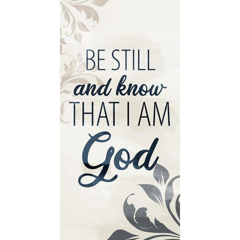 Be Still Bath 1 V2 Gold Ornate Wood Framed Art Print with Double Matting by Allen, Kimberly