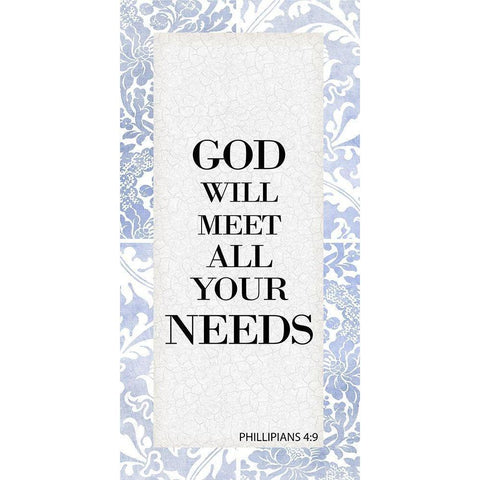 God Will 3 Black Modern Wood Framed Art Print by Allen, Kimberly