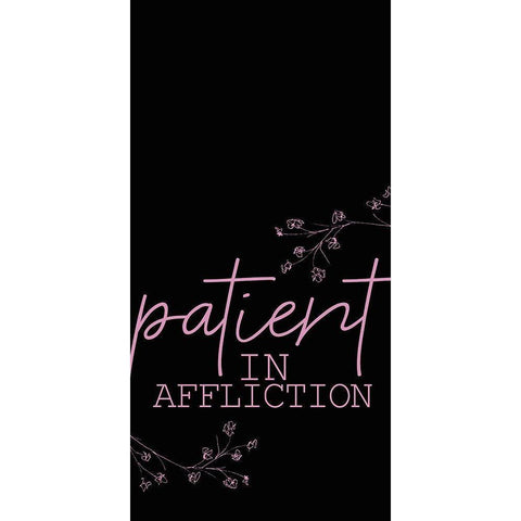 Patient Blossoms 1 White Modern Wood Framed Art Print by Allen, Kimberly