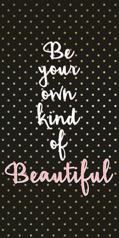 Your Own Kind 1 V2 White Modern Wood Framed Art Print with Double Matting by Allen, Kimberly
