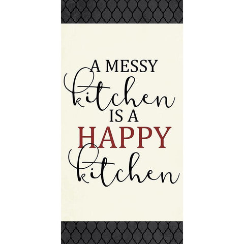 Happy Kitchen 1 Gold Ornate Wood Framed Art Print with Double Matting by Allen, Kimberly