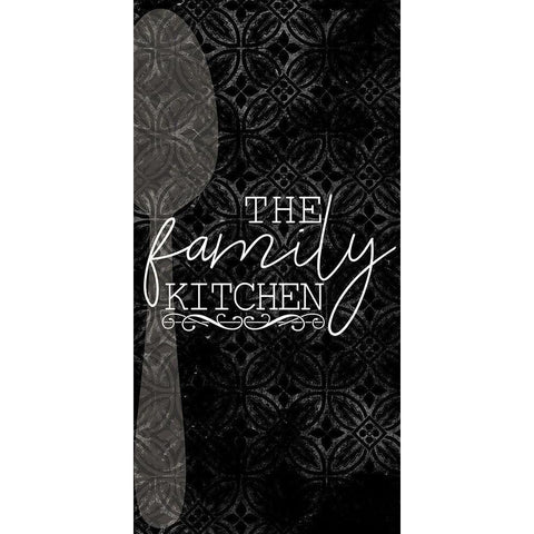 Family Kitchen 1 Gold Ornate Wood Framed Art Print with Double Matting by Allen, Kimberly