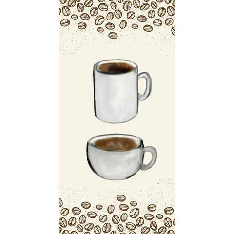 Rise 1 White Modern Wood Framed Art Print by Allen, Kimberly