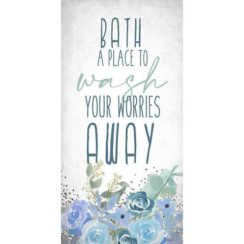 A Place 1 V2 Gold Ornate Wood Framed Art Print with Double Matting by Allen, Kimberly