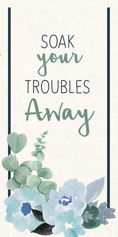 Wash 1 Black Ornate Wood Framed Art Print with Double Matting by Allen, Kimberly