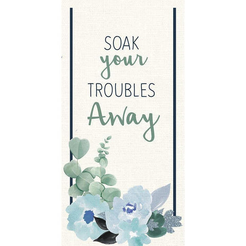 Wash 1 Gold Ornate Wood Framed Art Print with Double Matting by Allen, Kimberly