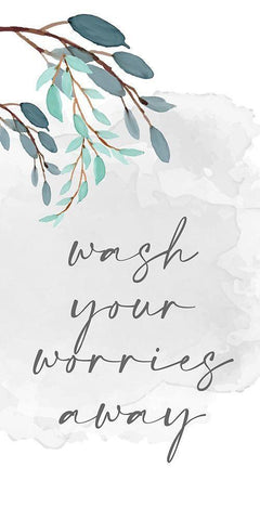 Wash Your 1 Black Ornate Wood Framed Art Print with Double Matting by Allen, Kimberly