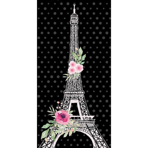 Paris Beauty 1 Gold Ornate Wood Framed Art Print with Double Matting by Allen, Kimberly