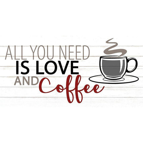 All You Need Black Modern Wood Framed Art Print by Allen, Kimberly