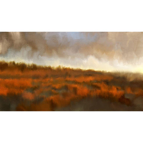 Marshland White Modern Wood Framed Art Print by Allen, Kimberly
