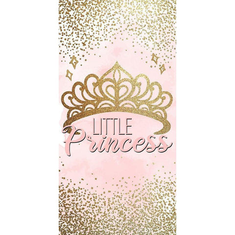 Little Princess Pink 1 Black Modern Wood Framed Art Print with Double Matting by Allen, Kimberly