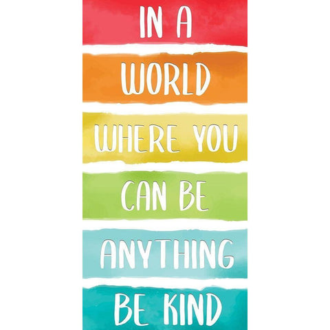 Rainbow Brave 6 Black Modern Wood Framed Art Print with Double Matting by Allen, Kimberly