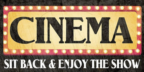 Cinema Black Ornate Wood Framed Art Print with Double Matting by Allen, Kimberly