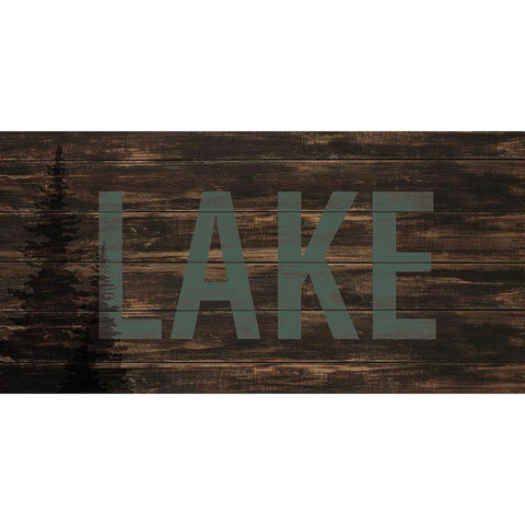 Lake Lodge 1 Gold Ornate Wood Framed Art Print with Double Matting by Allen, Kimberly