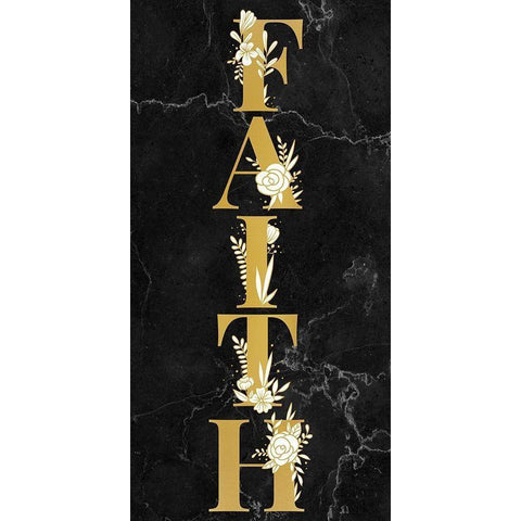 Faithfulness 1 White Modern Wood Framed Art Print by Allen, Kimberly