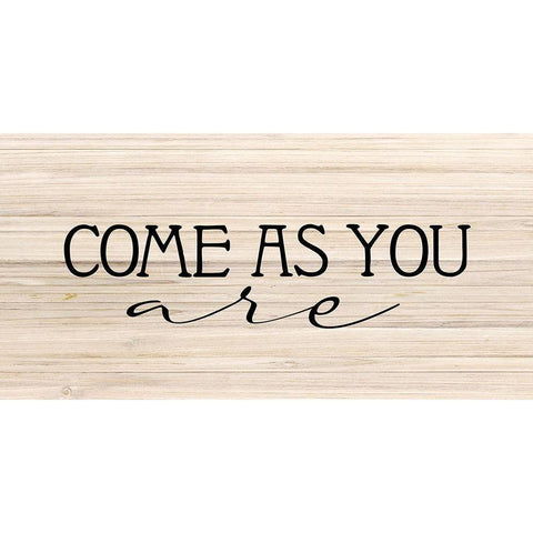 Come as you Are Gold Ornate Wood Framed Art Print with Double Matting by Allen, Kimberly