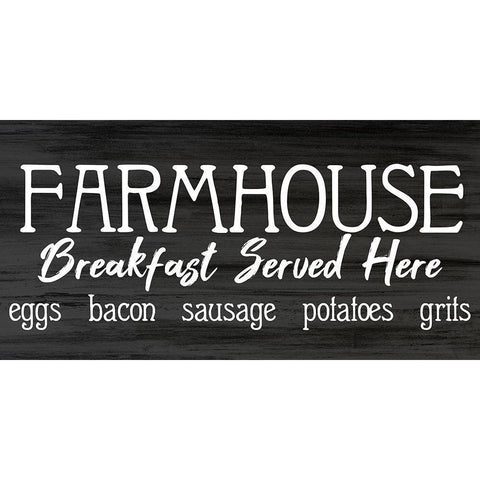 Farmhouse Black Modern Wood Framed Art Print by Allen, Kimberly