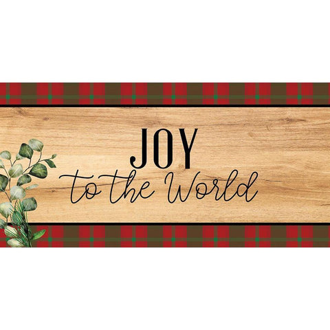 Joy Christmas White Modern Wood Framed Art Print by Allen, Kimberly