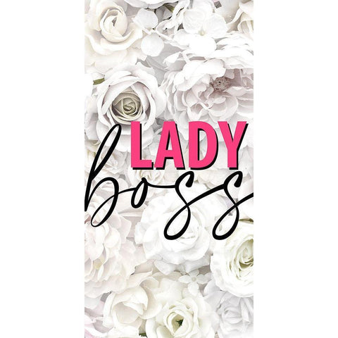 Lady Boss 1 White Modern Wood Framed Art Print by Allen, Kimberly