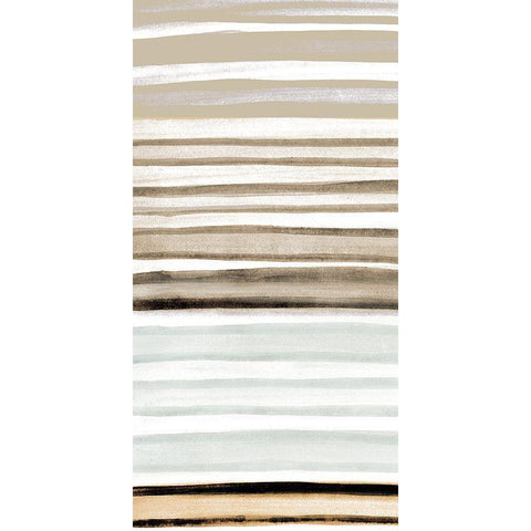 Panel Layered 1 White Modern Wood Framed Art Print by Allen, Kimberly