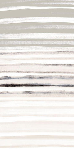 Panel Layered 1 White Modern Wood Framed Art Print with Double Matting by Allen, Kimberly