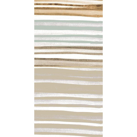 Panel Layered 2 Black Modern Wood Framed Art Print with Double Matting by Allen, Kimberly