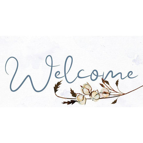 Welcome Black Modern Wood Framed Art Print by Allen, Kimberly