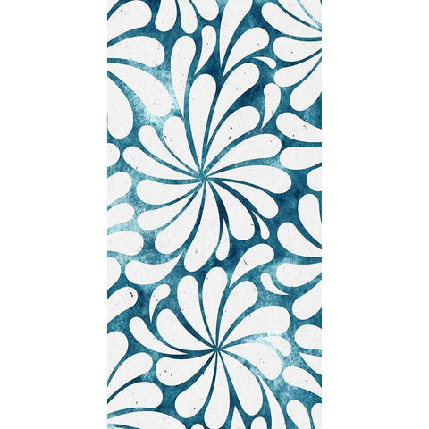Panel Blues 1 Gold Ornate Wood Framed Art Print with Double Matting by Allen, Kimberly