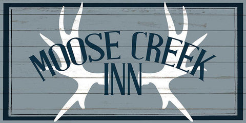 To the Lodge 3 White Modern Wood Framed Art Print with Double Matting by Allen, Kimberly