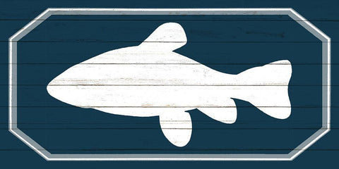 To the Lodge 8 White Modern Wood Framed Art Print with Double Matting by Allen, Kimberly