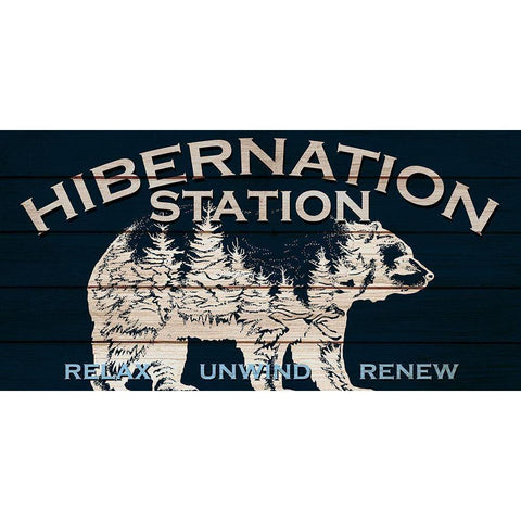 Hibernation Station White Modern Wood Framed Art Print by Allen, Kimberly