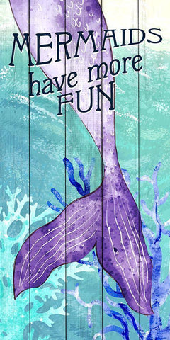 Have More Fun White Modern Wood Framed Art Print with Double Matting by Allen, Kimberly