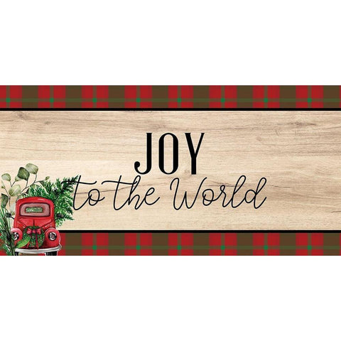 Joy Black Modern Wood Framed Art Print with Double Matting by Allen, Kimberly