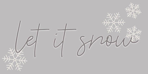 Snow White Modern Wood Framed Art Print with Double Matting by Allen, Kimberly