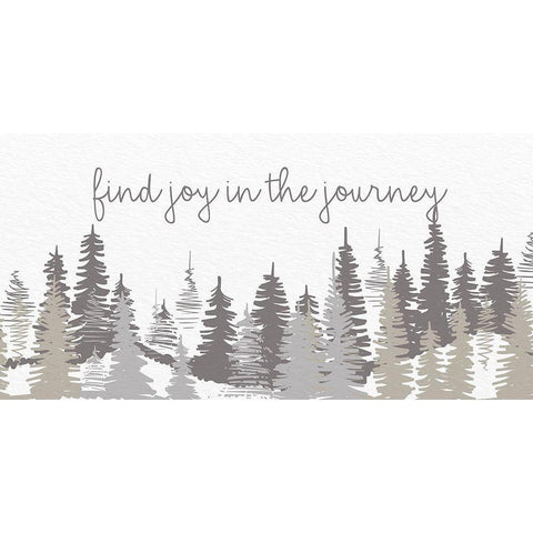 Find Joy In The Journey Black Modern Wood Framed Art Print with Double Matting by Allen, Kimberly