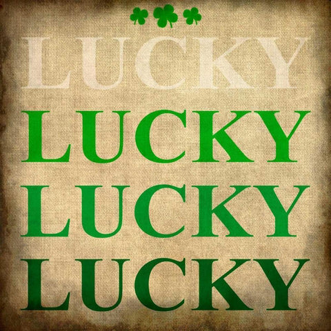 Lucky Black Modern Wood Framed Art Print by Allen, Kimberly