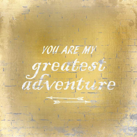 You Are My White Modern Wood Framed Art Print with Double Matting by Allen, Kimberly