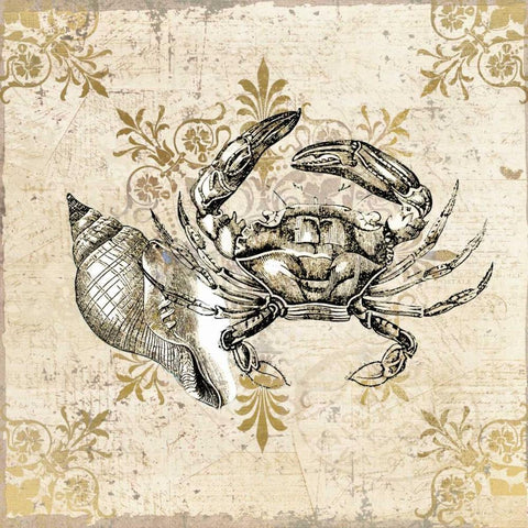 Marine Life 3 White Modern Wood Framed Art Print by Allen, Kimberly